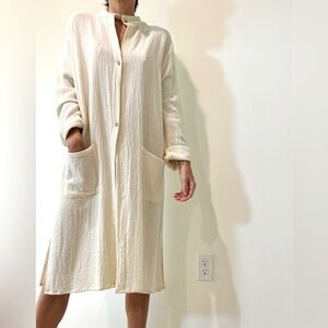 Mexico City Brand Cotton Gauze Dress or Jacket NWOT